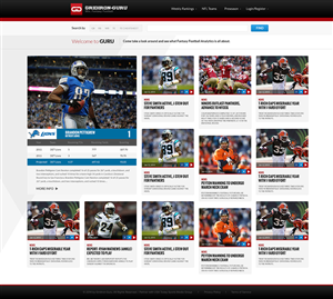 Web Design by AriefK for Gridiron-Guru INC | Design: #2944782