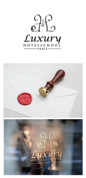 LH Luxury Hotelschool Paris | Logo Design by AbhishekkM'24