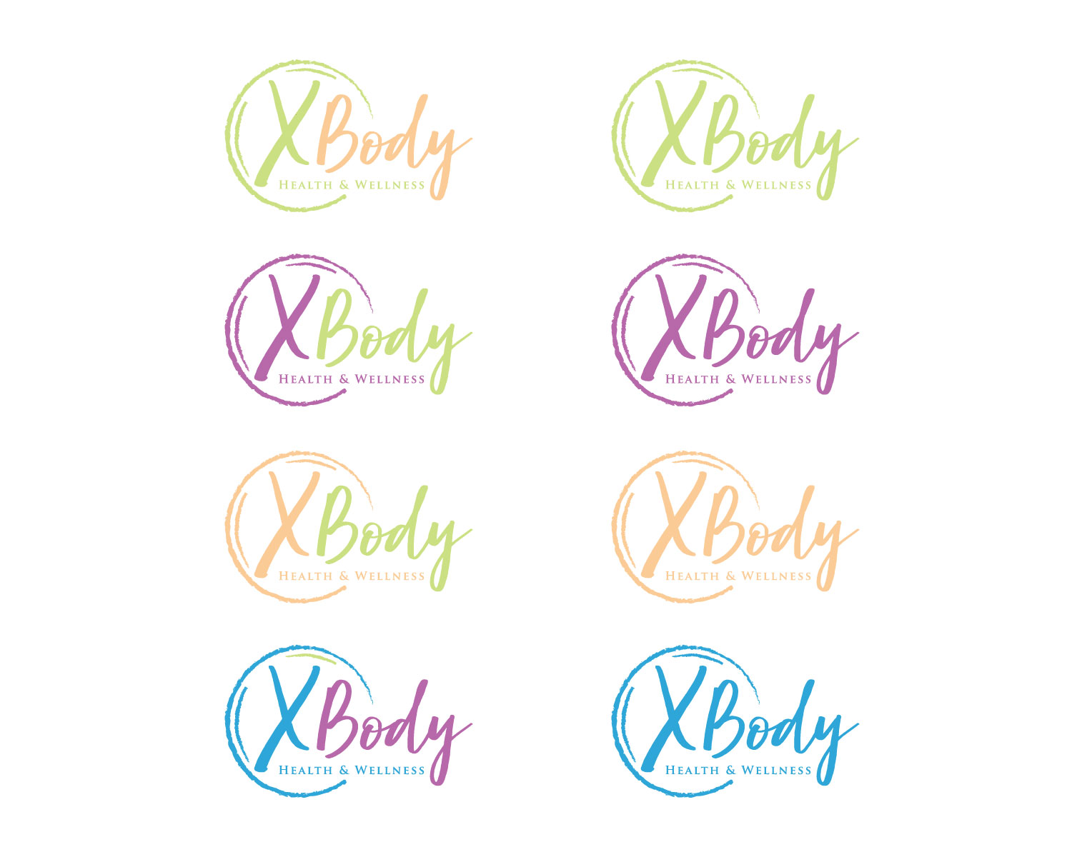 Logo Design by MAWBM for X Body Health & Wellness | Design #19851067