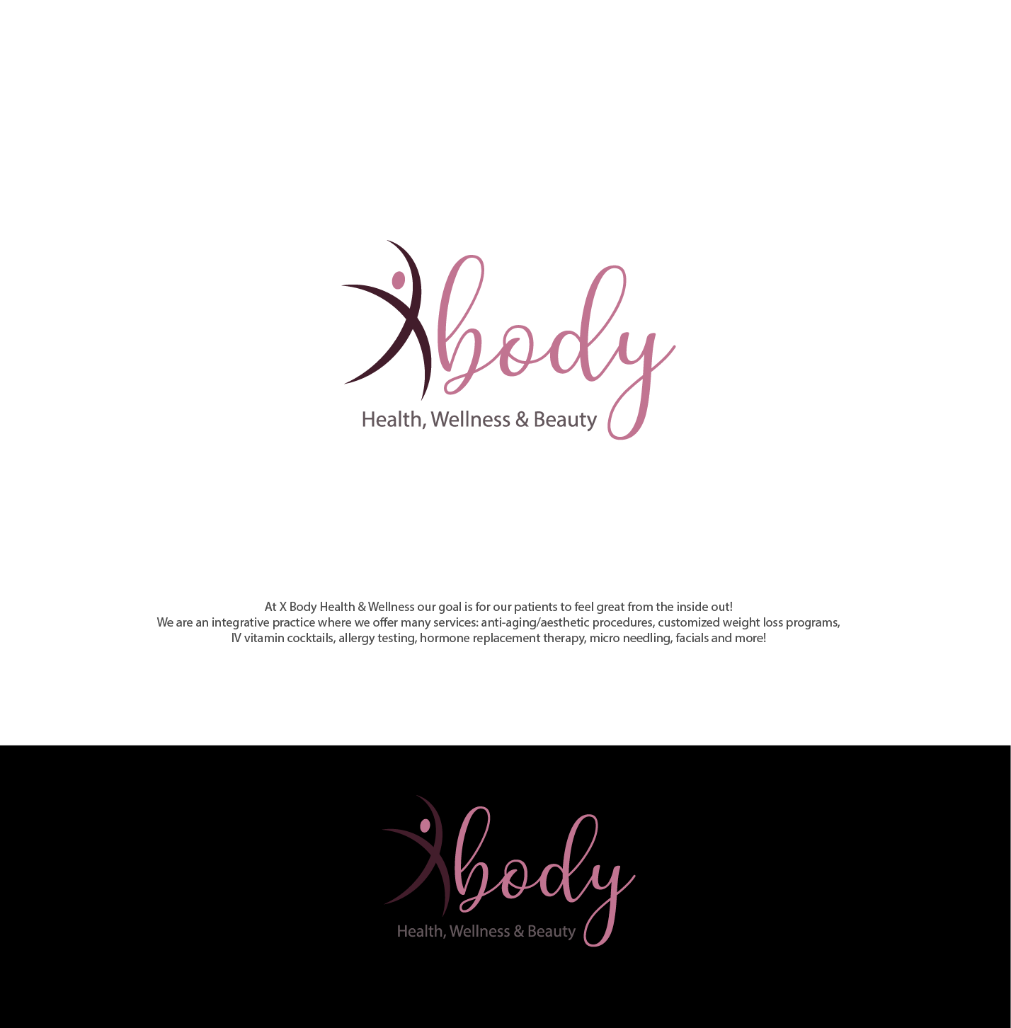 Logo Design by Teamtruncatus for X Body Health & Wellness | Design #19530541
