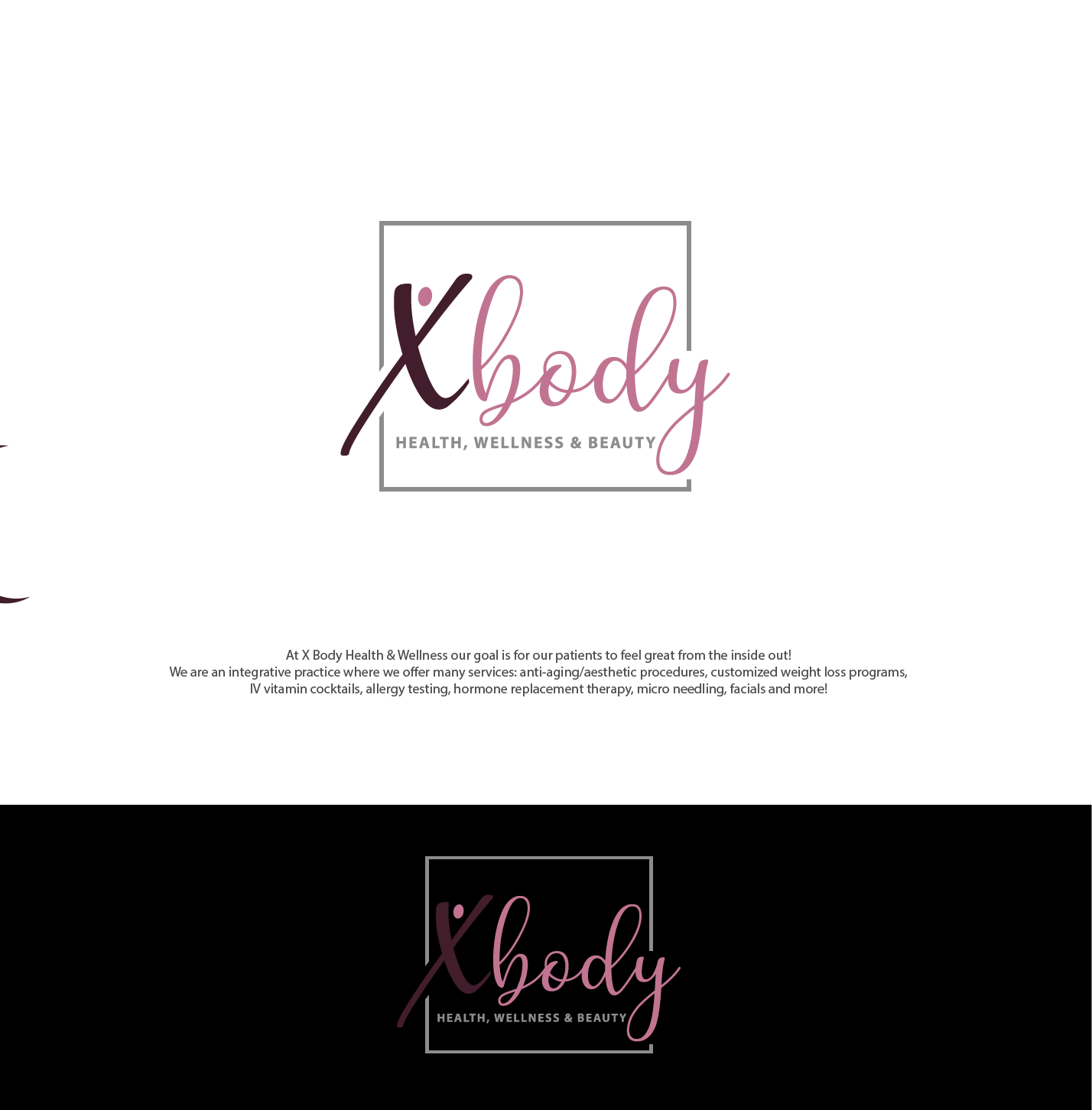 Logo Design by Teamtruncatus for X Body Health & Wellness | Design #19530681