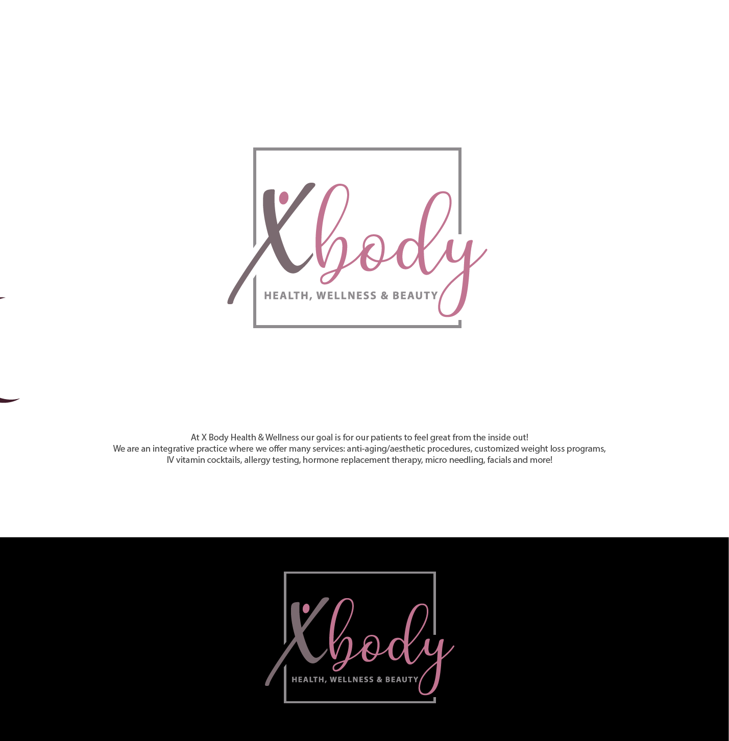 Logo Design by Teamtruncatus for X Body Health & Wellness | Design #19530687
