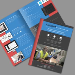 A4 4-Page (Opens Up) Software Business Flyer | Brochure Design by Ashley Erasmus