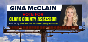 Clark County Assessor Canditate | Billboard Design by ARTOGRAPHY