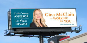 Clark County Assessor Canditate | Billboard Design by Oleg Androsov