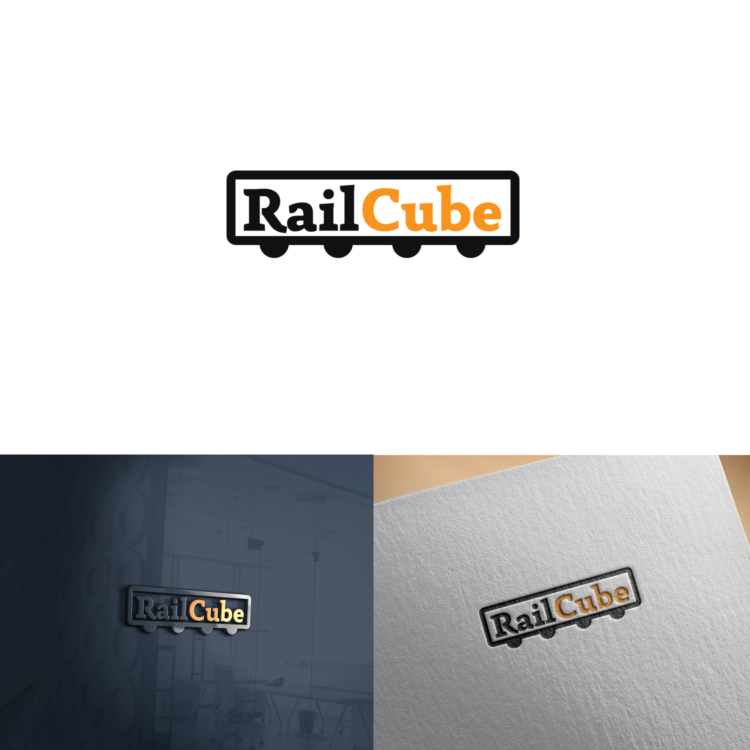 Logo Design by Feji hadiansyah for RailCube | Design #19521869