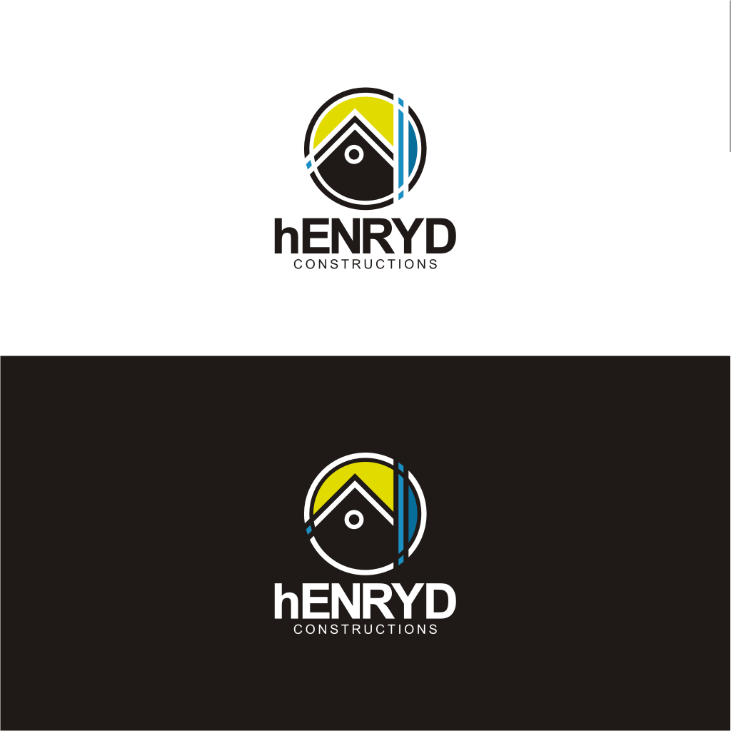 Logo Design by Zellians for Henryd Constructions Pty Ltd | Design #19524104