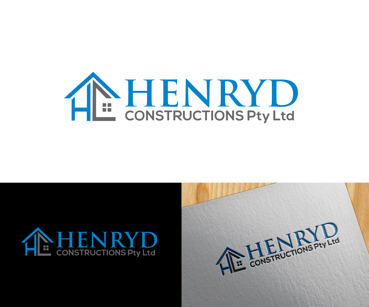 Logo Design by HeroG®APHIX for Henryd Constructions Pty Ltd | Design #19549172