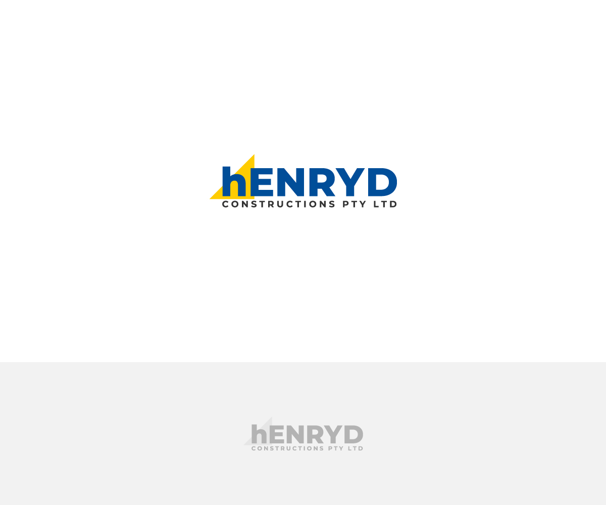 Logo Design by aglaronde23 for Henryd Constructions Pty Ltd | Design #19520340