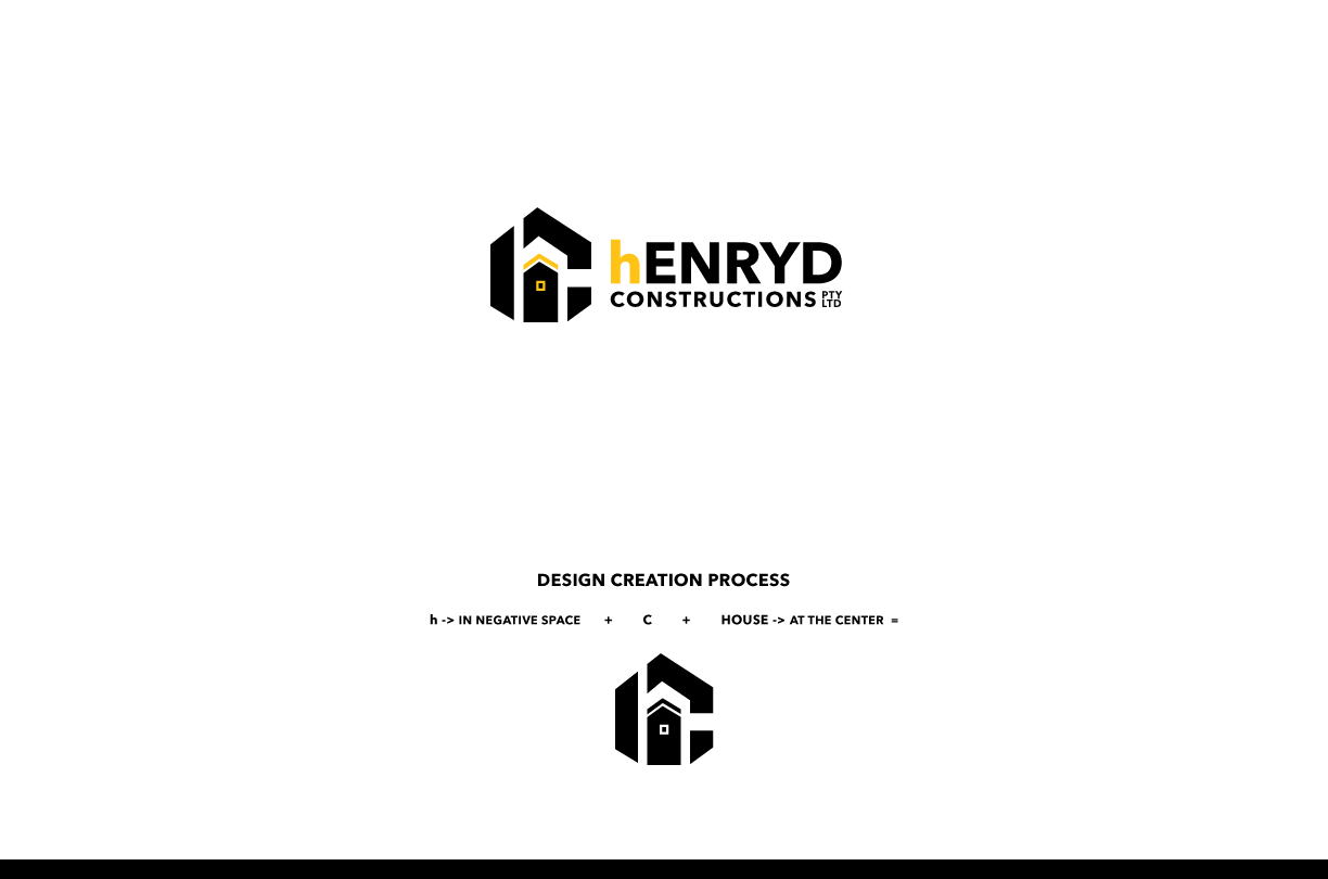 Logo Design by Knockout for Henryd Constructions Pty Ltd | Design #19513004