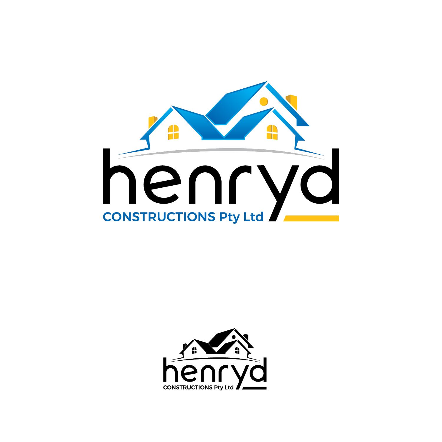 Logo Design by CS_Creatives for Henryd Constructions Pty Ltd | Design #19517399