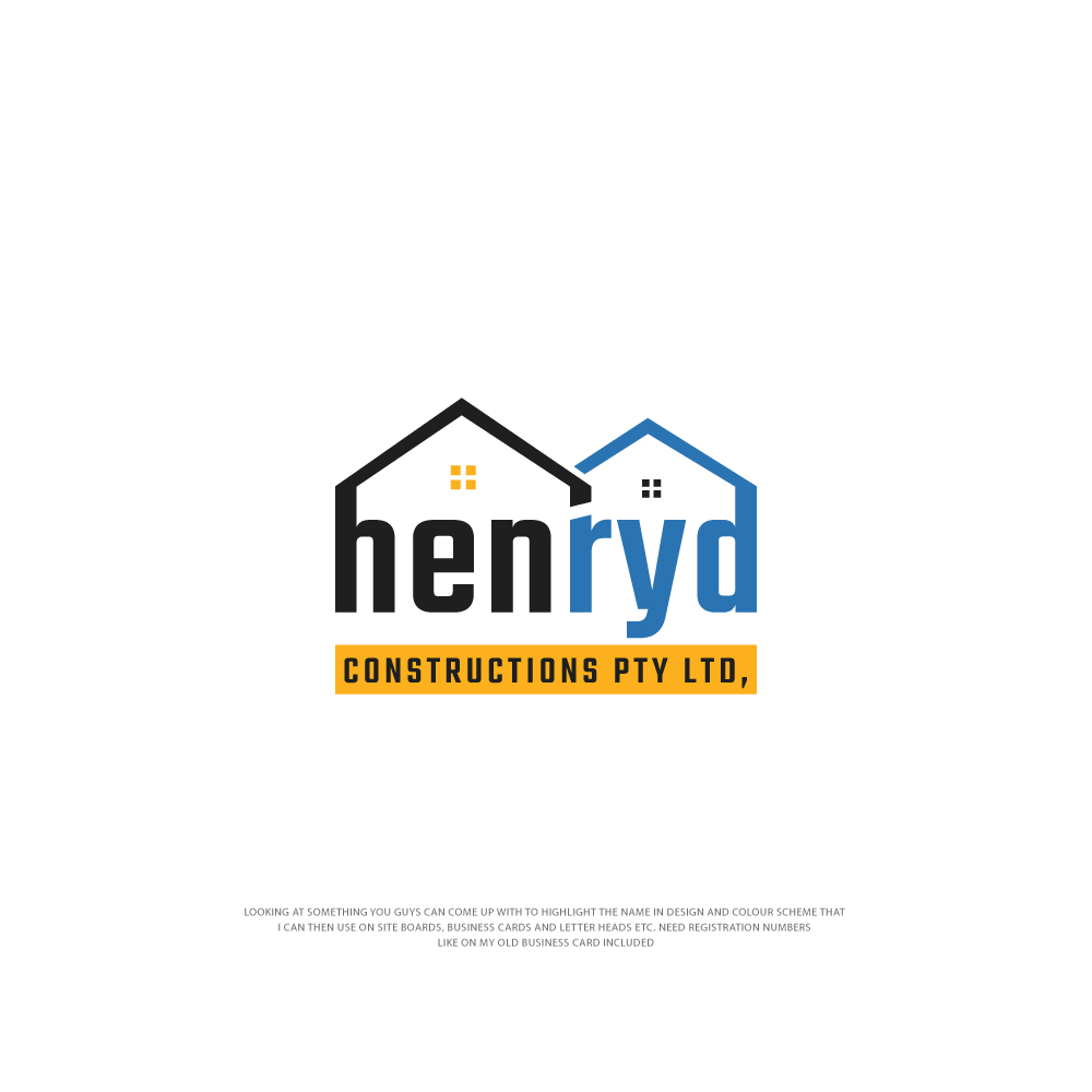 Diseño de Logo por ecorokerz para Henryd Constructions Pty Ltd | Diseño #19514178