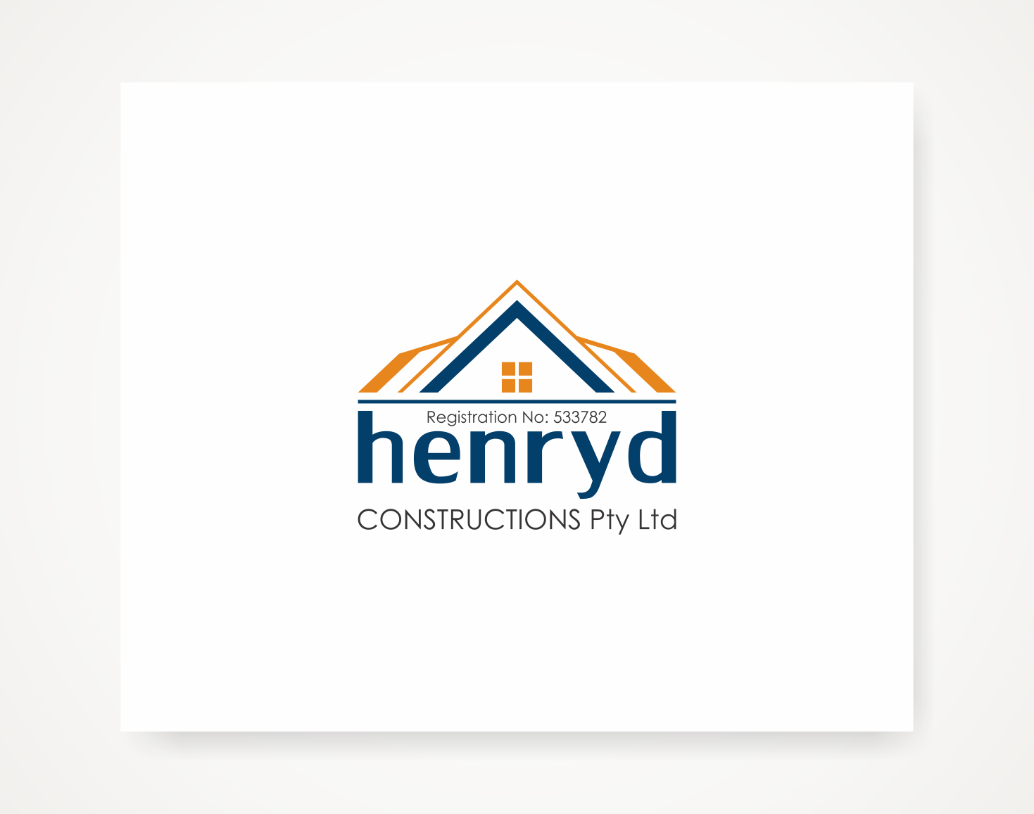 Logo Design by Savana for Henryd Constructions Pty Ltd | Design #19521802