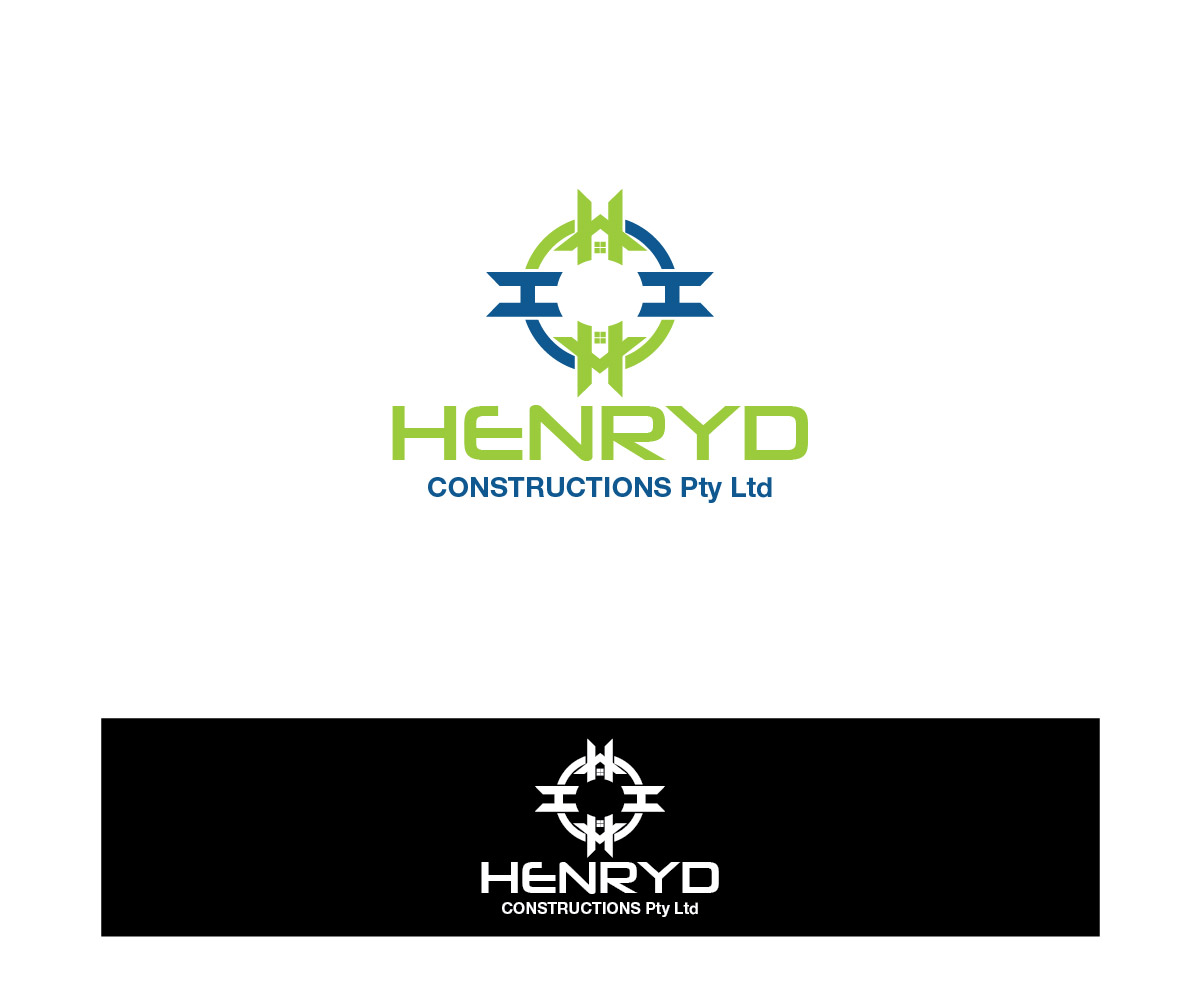 Logo Design by Isnah Logo for Henryd Constructions Pty Ltd | Design #19516247