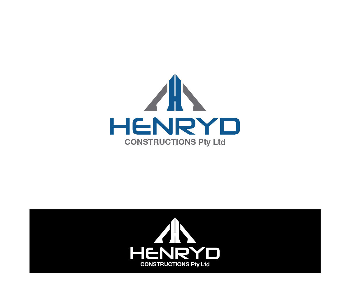 Logo Design by Isnah Logo for Henryd Constructions Pty Ltd | Design #19516248