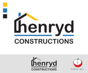 Design de Logo par Kokkino Milo pour Henryd Constructions Pty Ltd | Design : #19541186