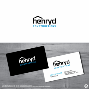 Logo-Design von MBARO für Henryd Constructions Pty Ltd | Design #19549770