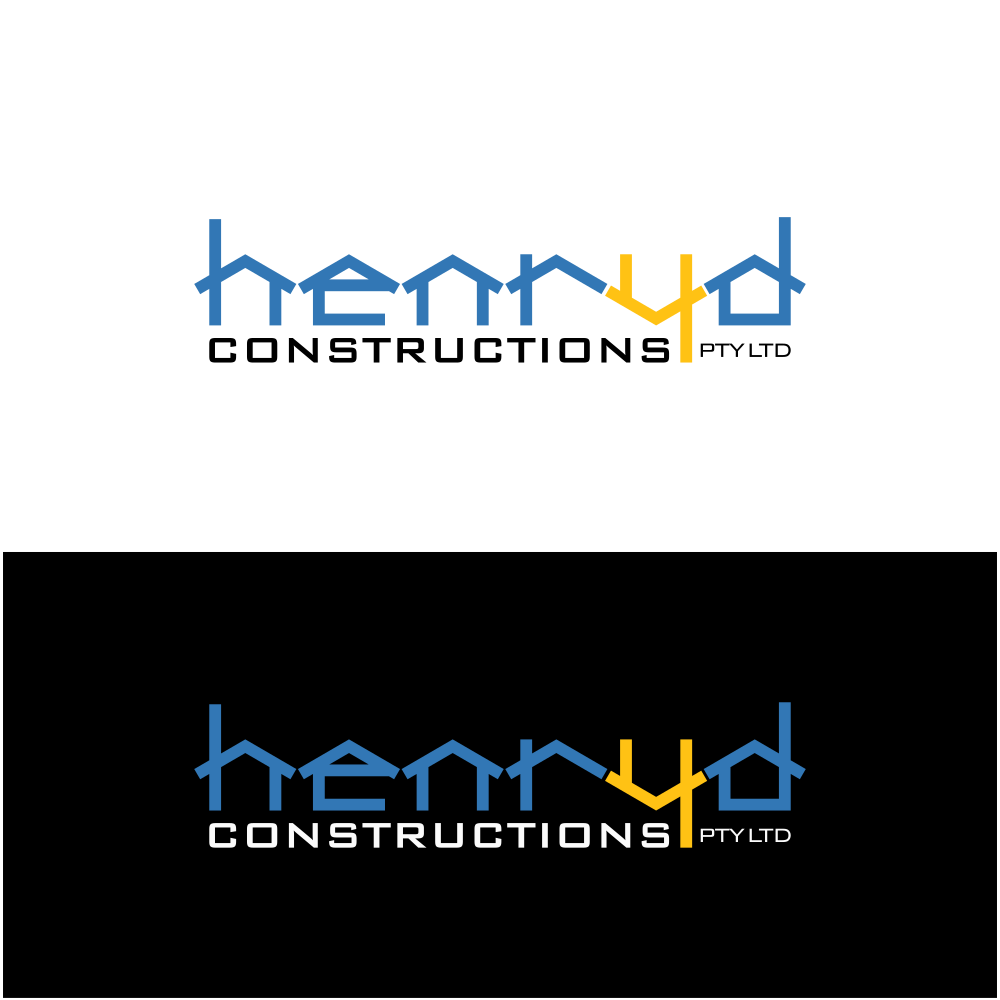 Diseño de Logo por DesignMonkeyBH para Henryd Constructions Pty Ltd | Diseño #19521329