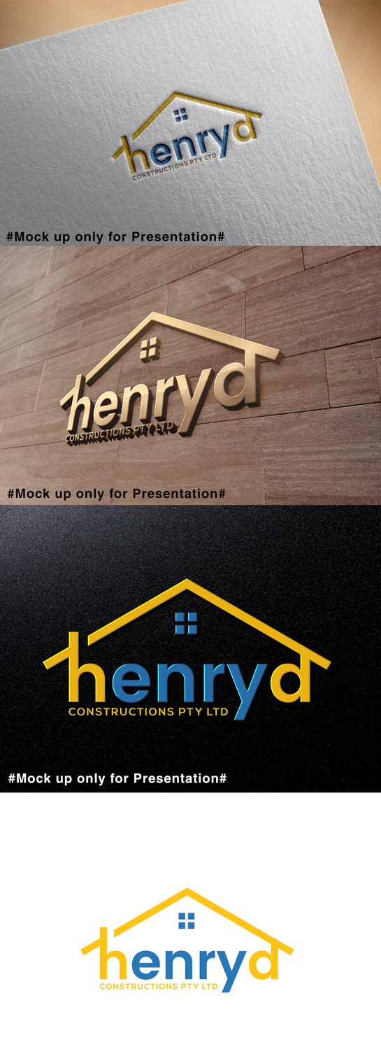Logo Design by designmind78 for Henryd Constructions Pty Ltd | Design #19530803
