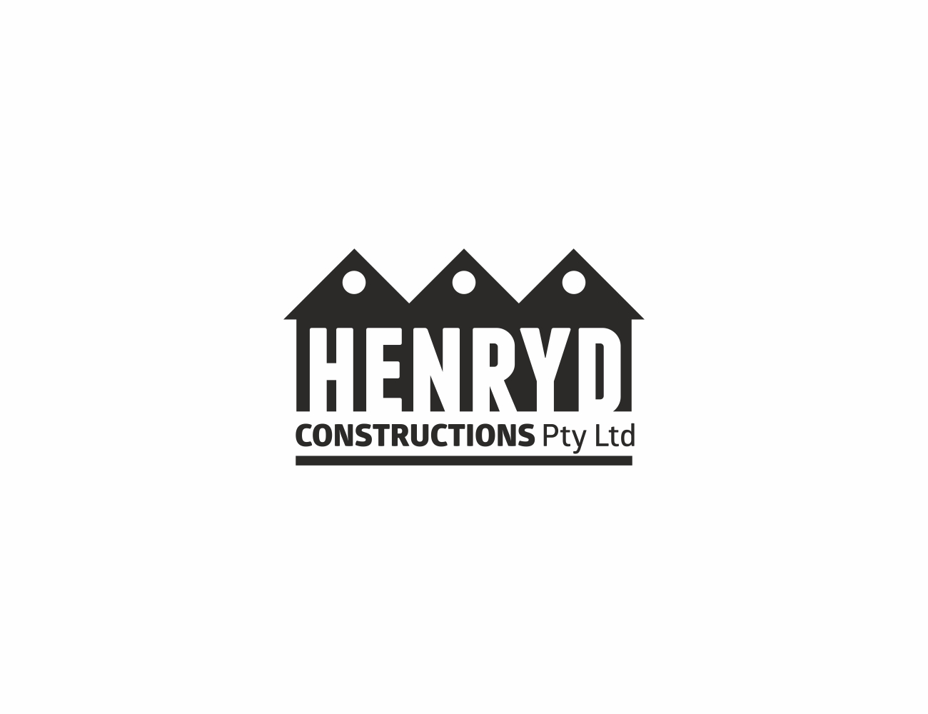Logo Design by MOH Studio for Henryd Constructions Pty Ltd | Design #19514373
