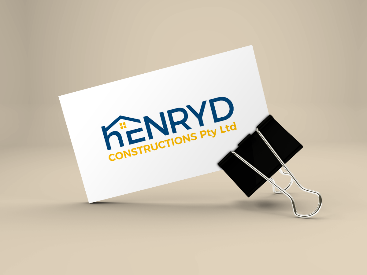 Logo Design by Creative™ for Henryd Constructions Pty Ltd | Design #19513174