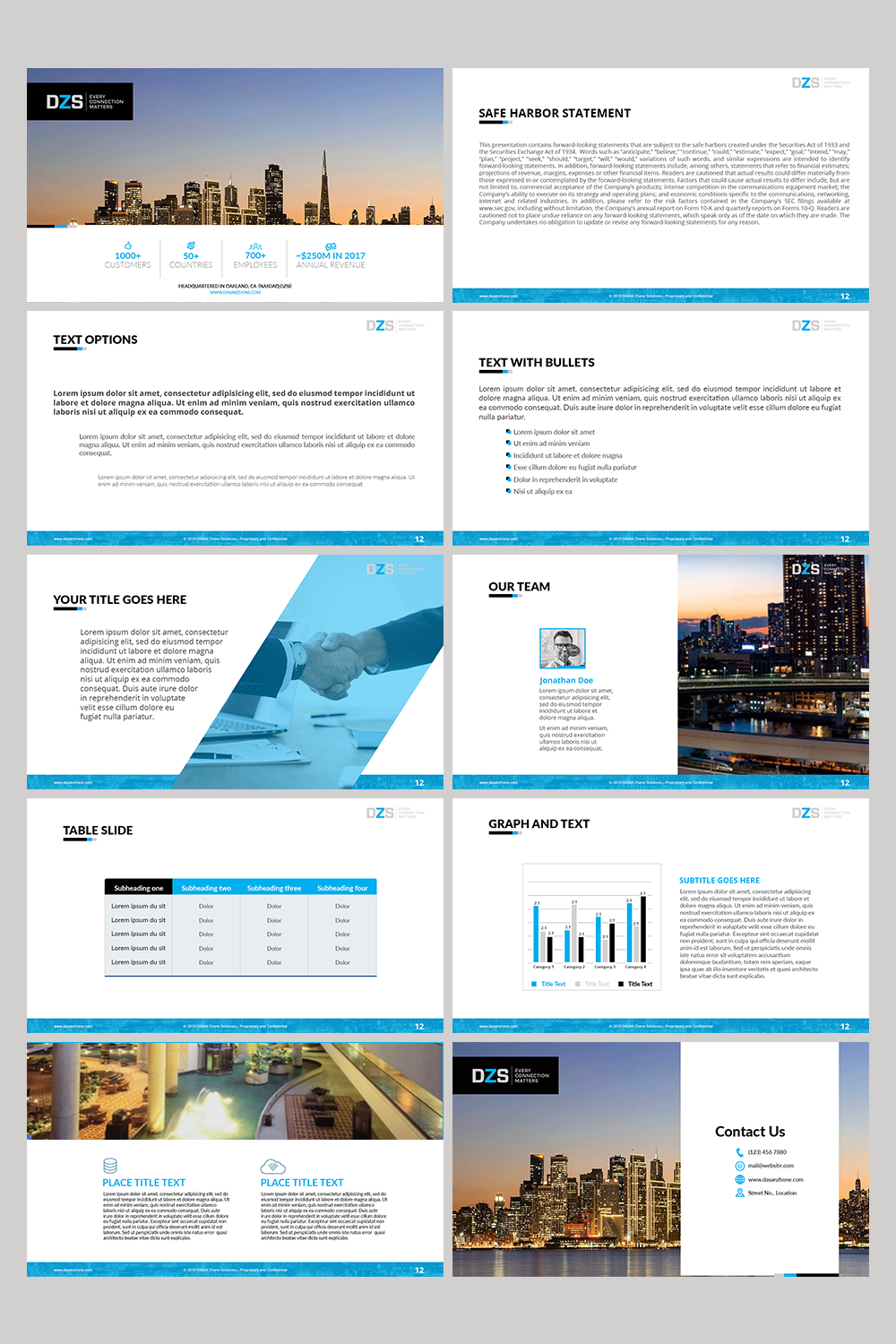 PowerPoint-Design von ed_scenery für DZS | Design #19560444
