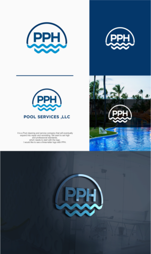 Logo-Design von Bearry für PPH Pool Services, LLC | Design: #20544527