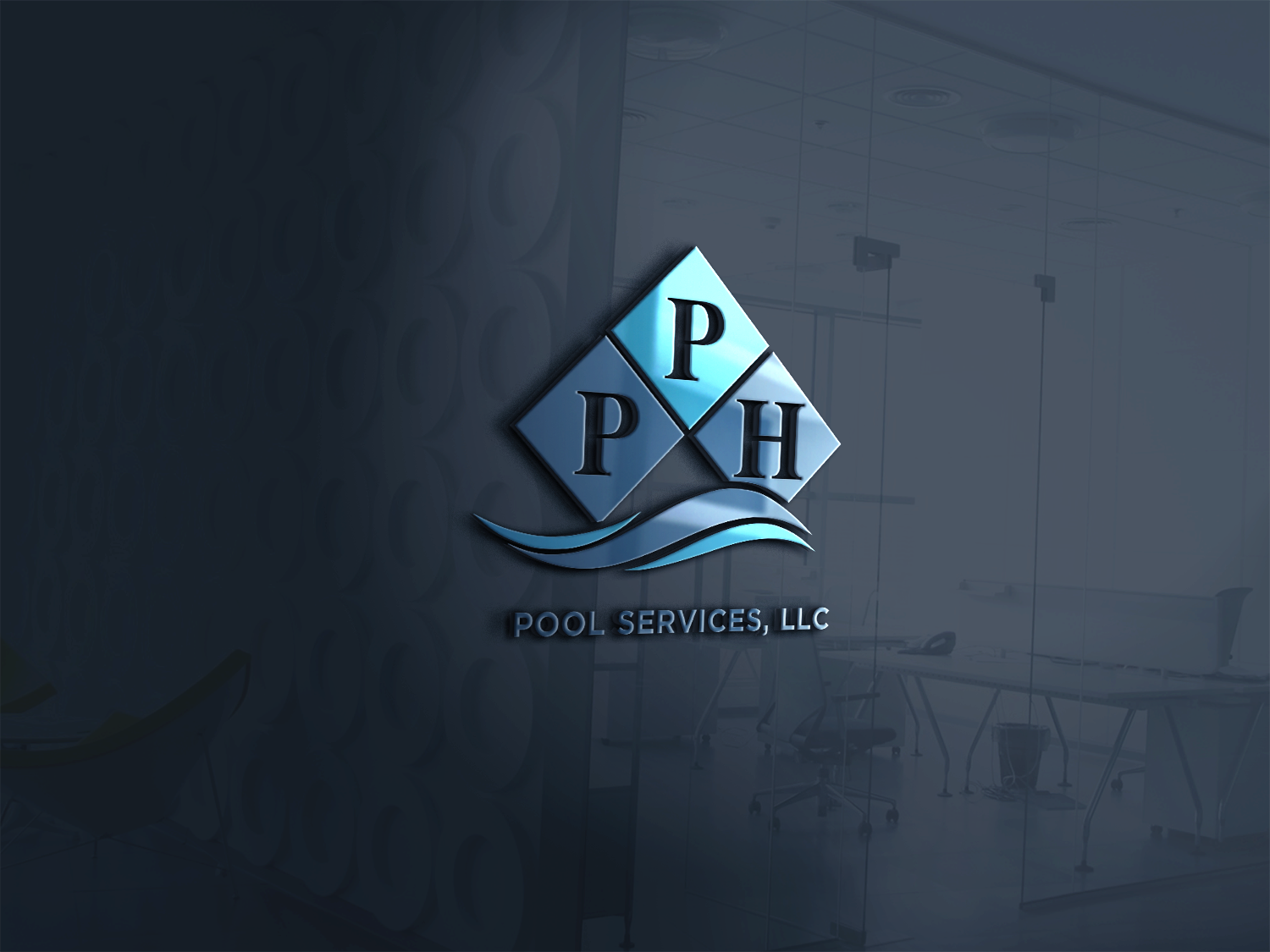 Logo-Design von Bearry für PPH Pool Services, LLC | Design #20545584