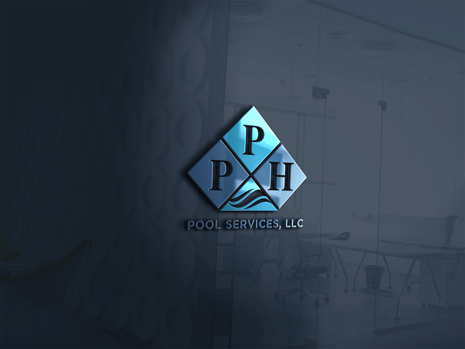 Logo Design by Bearry for PPH Pool Services, LLC | Design #20545587