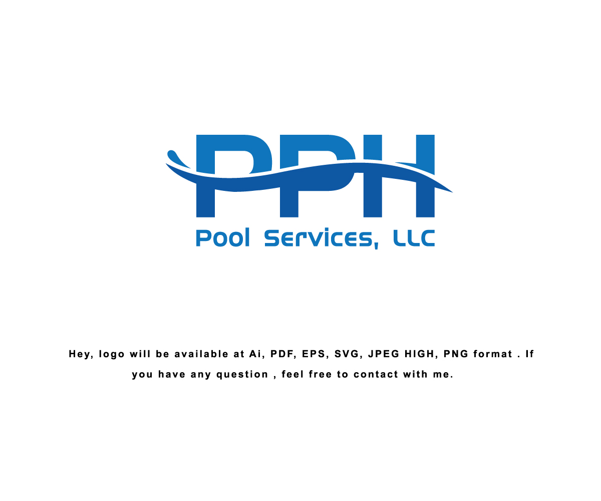 Logo Design by Design Solving for PPH Pool Services, LLC | Design #20530967
