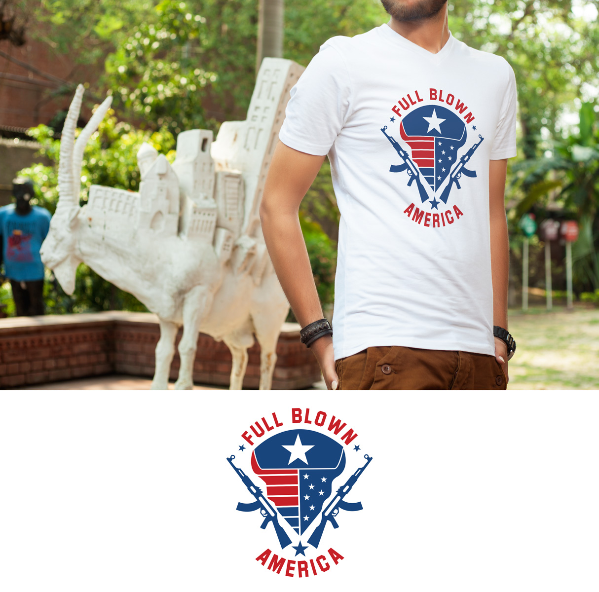 Logo Design by Impressive Solutions for Full Blown American | Design #19516771