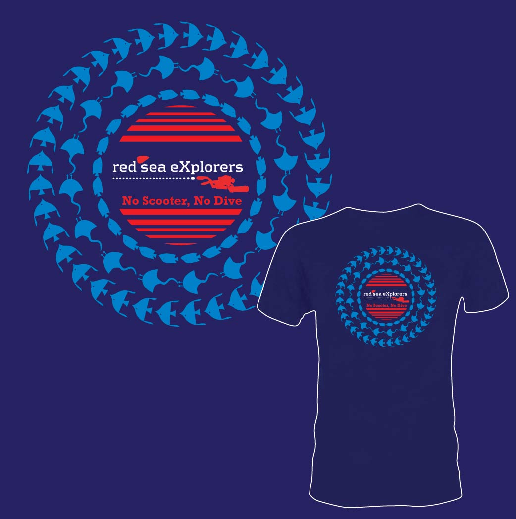T-shirt Design by 75-R-P-Z for Red Sea Explorers | Design #19534289