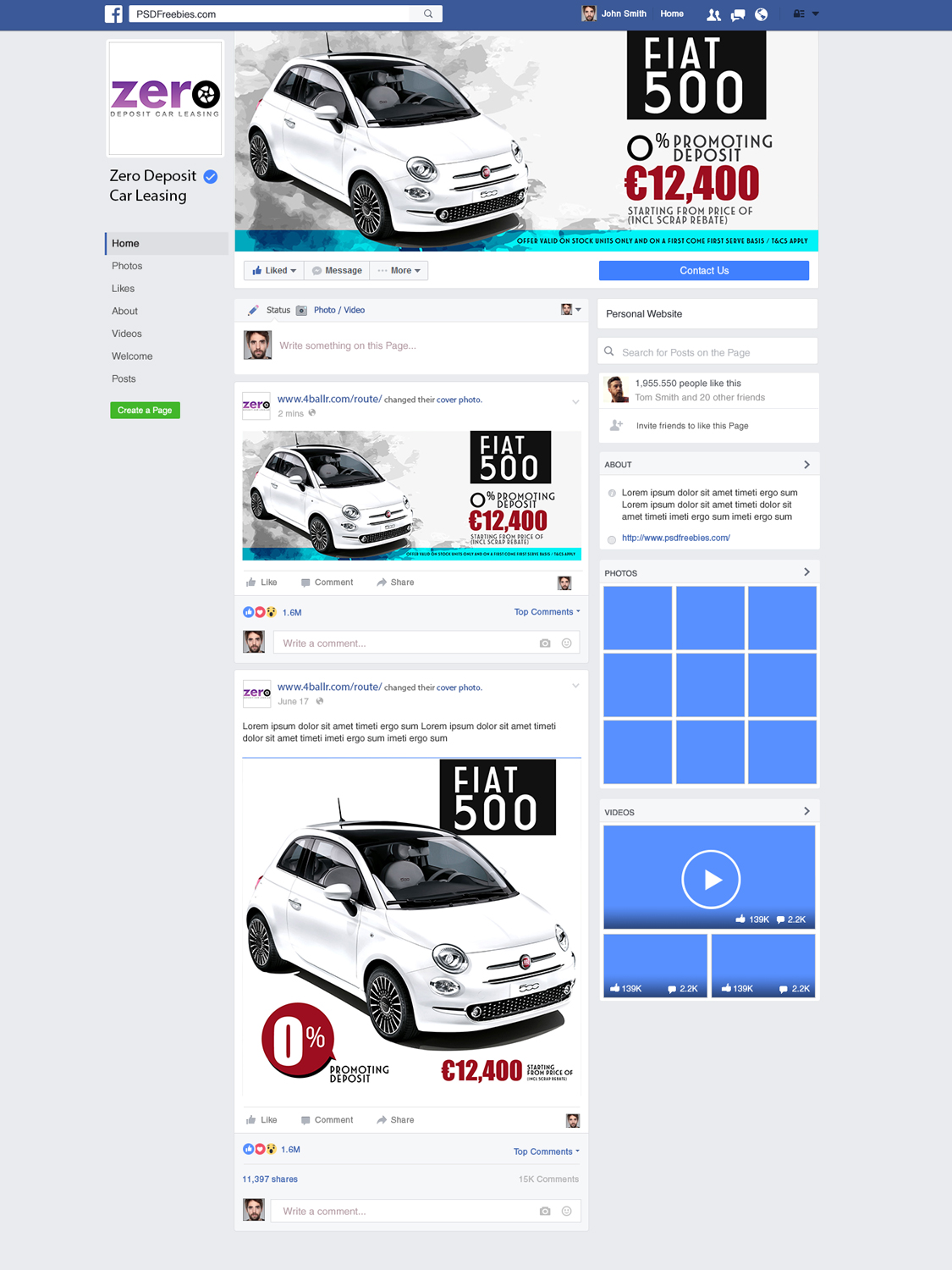 Bold, Playful, Automotive Facebook Design for Motors Inc. ltd by uk ...