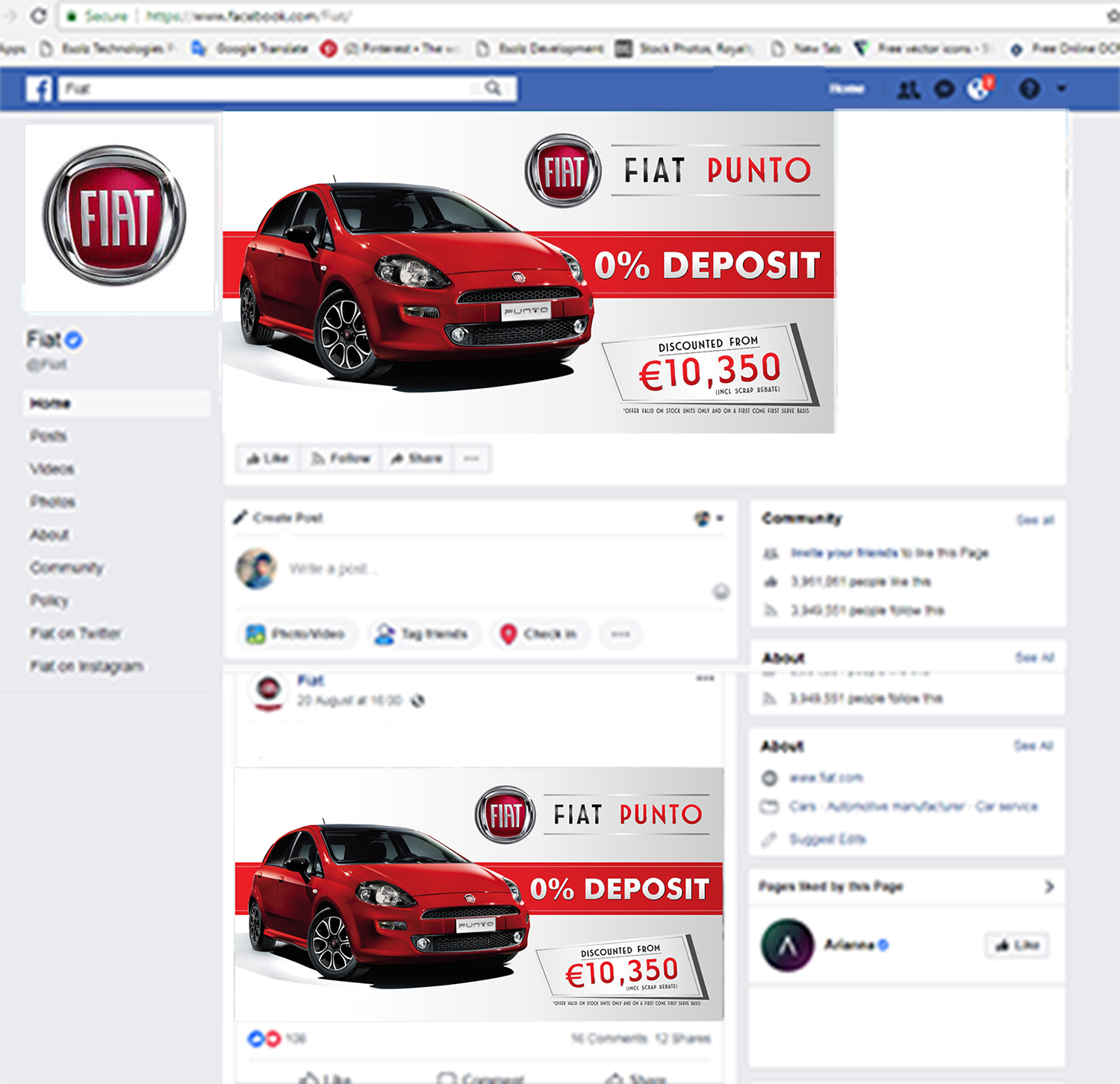 Facebook Design by ecorokerz for Motors Inc. ltd | Design #19535430
