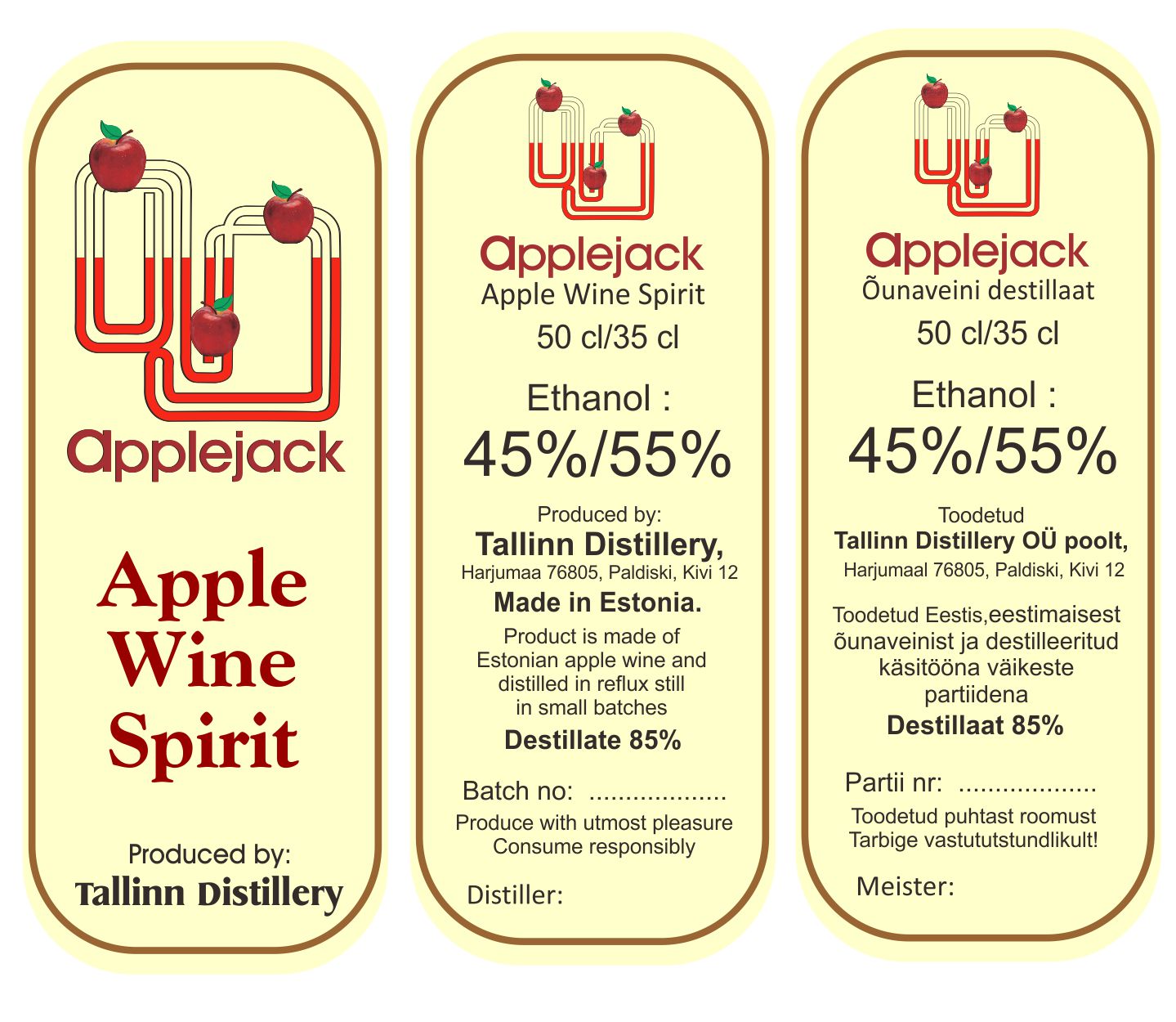 Label Design by wchristia for Tallinn Distillery OÜ | Design #19539634