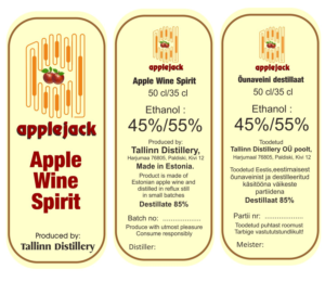 Label Design by wchristia for Tallinn Distillery OÜ | Design: #19548726