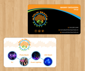 Business Card Design For DJ Company | Design de Carte de Visite par Infinitive Technology