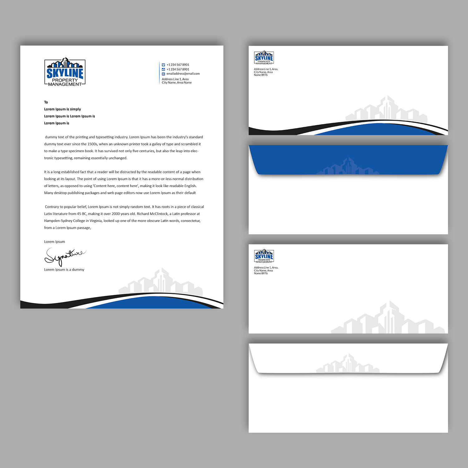 Stationery Design by kousik for this project | Design #19551814