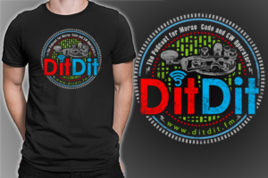 T-shirt Design by unadversaIstudio for The DitDit Podcast | Design: #19526716