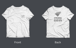 Stream Station T-shirt Design | Graphic Design by Tejas_G