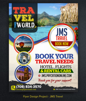Flyer Design Project - JMS Travel | Flyer-Design von SAI DESIGNS