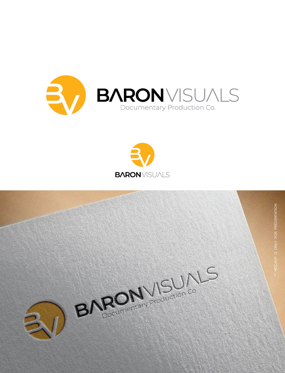 Logo-Design von designbysy für Baron Visuals | Design #19522707