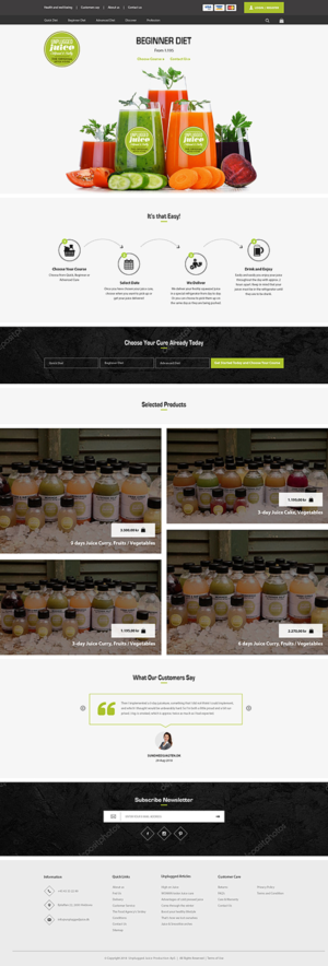 Web Design by PiXthemes for Unplugged Juice Production ApS | Design: #19580308