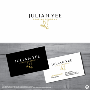 Julian Yee Skating Academy  | Diseño de Logo por MBARO
