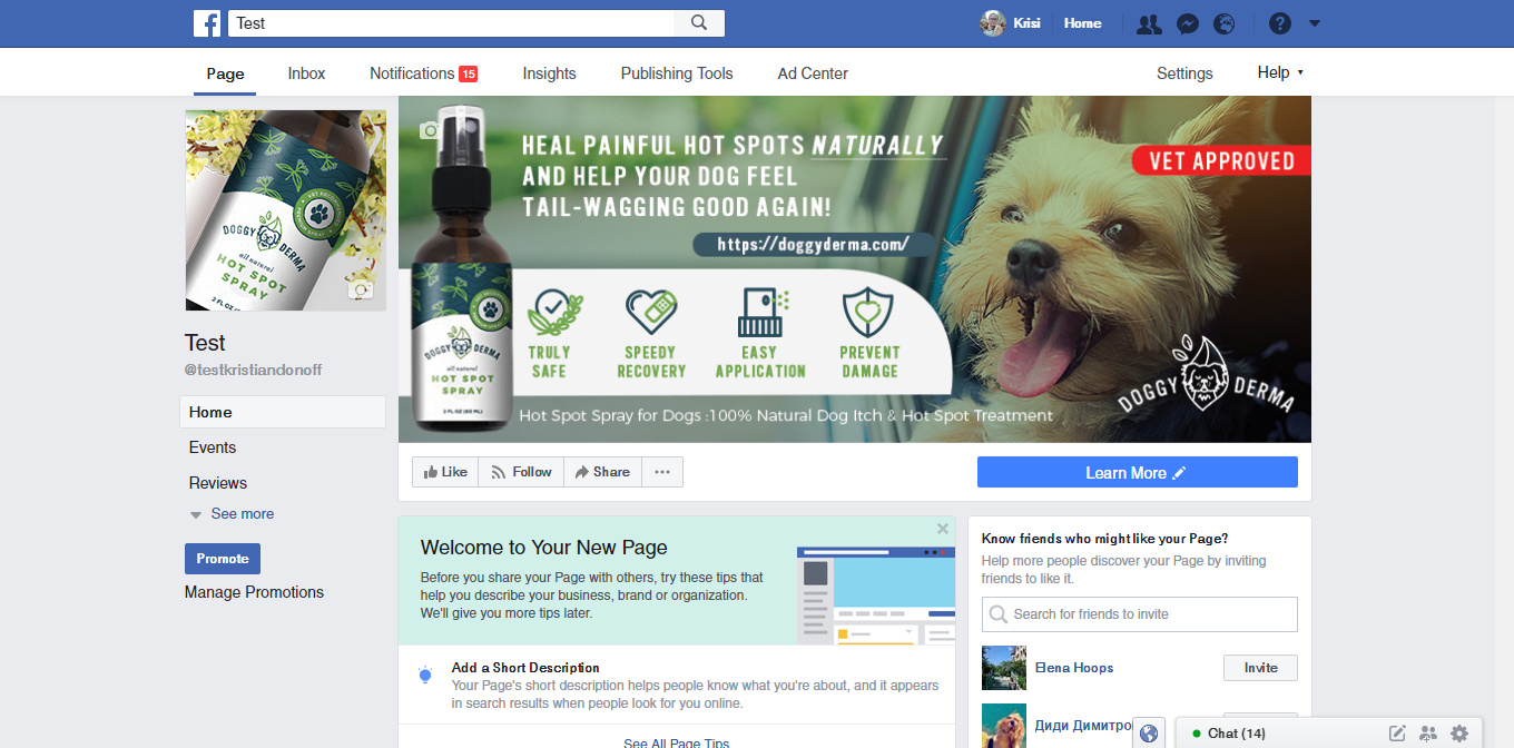Facebook Design by Kristina Andonoff for this project | Design #19542455