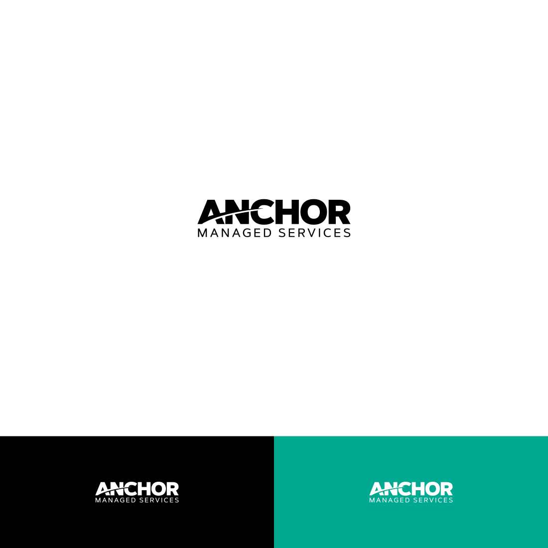 Logo Design by Walloker for Anchor Managed Services | Design #19587294