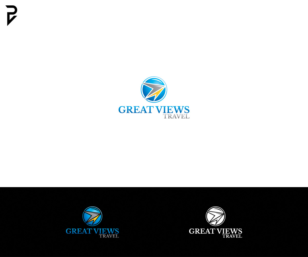 Logo Design by poisonvectors for Great Views Travel | Design #19524748