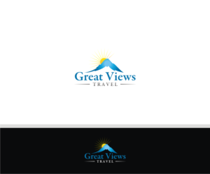 Logo Design by T I K H E - L M W for Great Views Travel | Design: #19532292