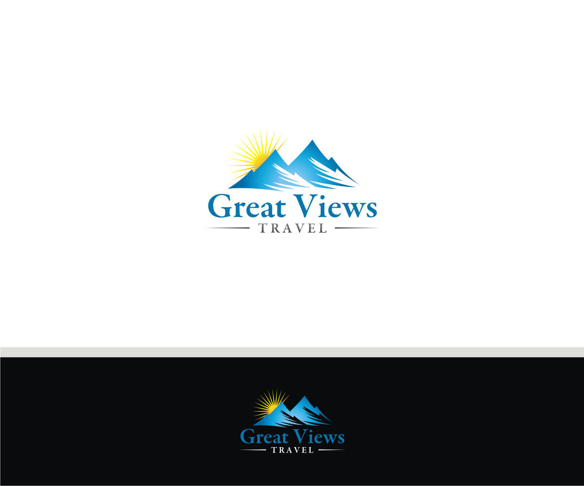 Logo-Design von T I K H E - L M W für Great Views Travel | Design #19532327