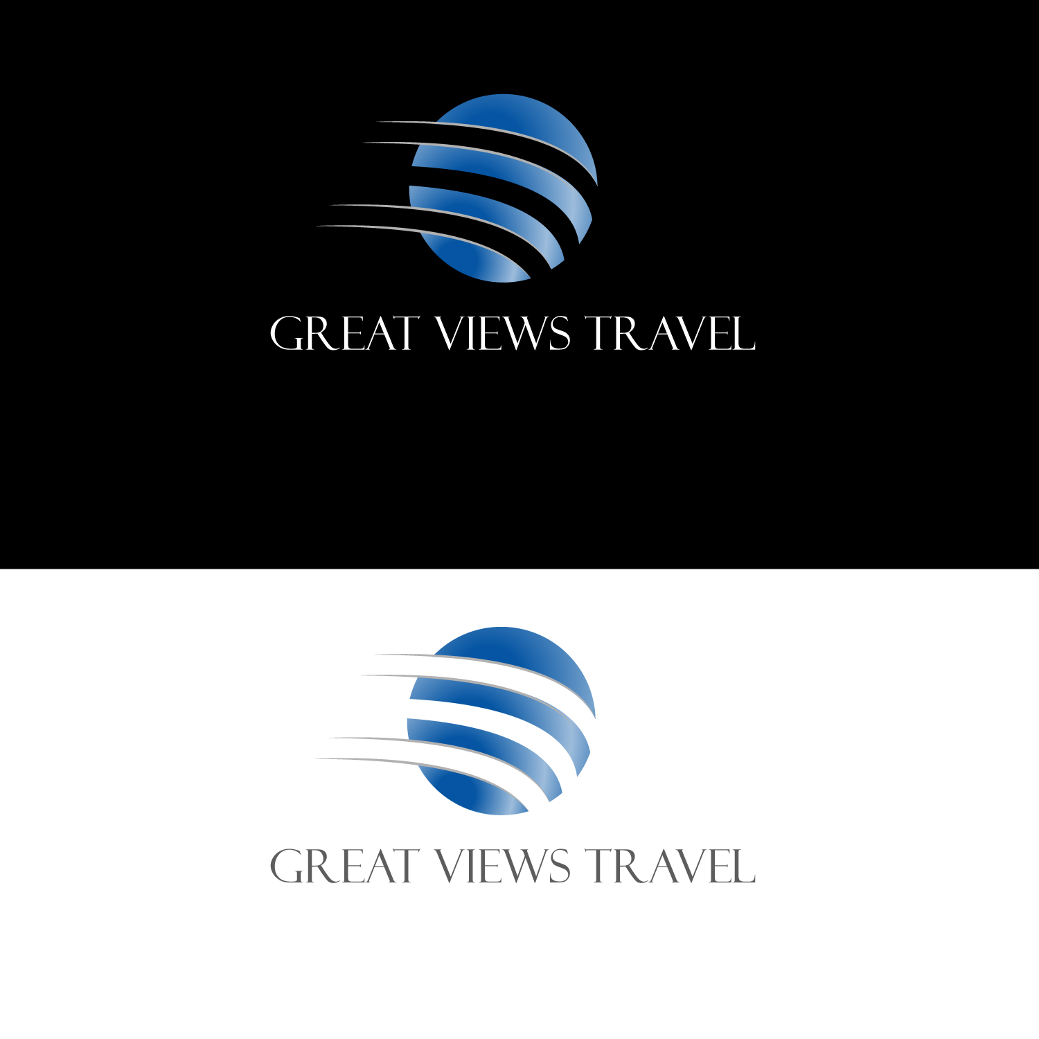 Logo Design by Alpha design for Great Views Travel | Design #19526978